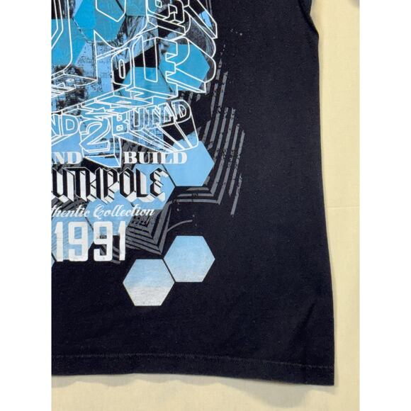 Southpole Men's Size XL T-Shirt Black Grind 2 Build Athletic Collection 1991 - Picture 11 of 16